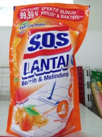 SOS FLOORCLEANER ORANGE 700ML