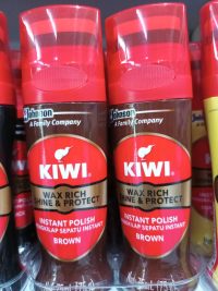 KIWI WAX RICH BROWN 75ML