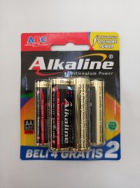 ABC BATERAI ALKALINELR06 AA4+2