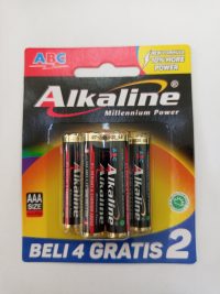 ABC BATERAI ALKALINE LR03 AAA 4+2